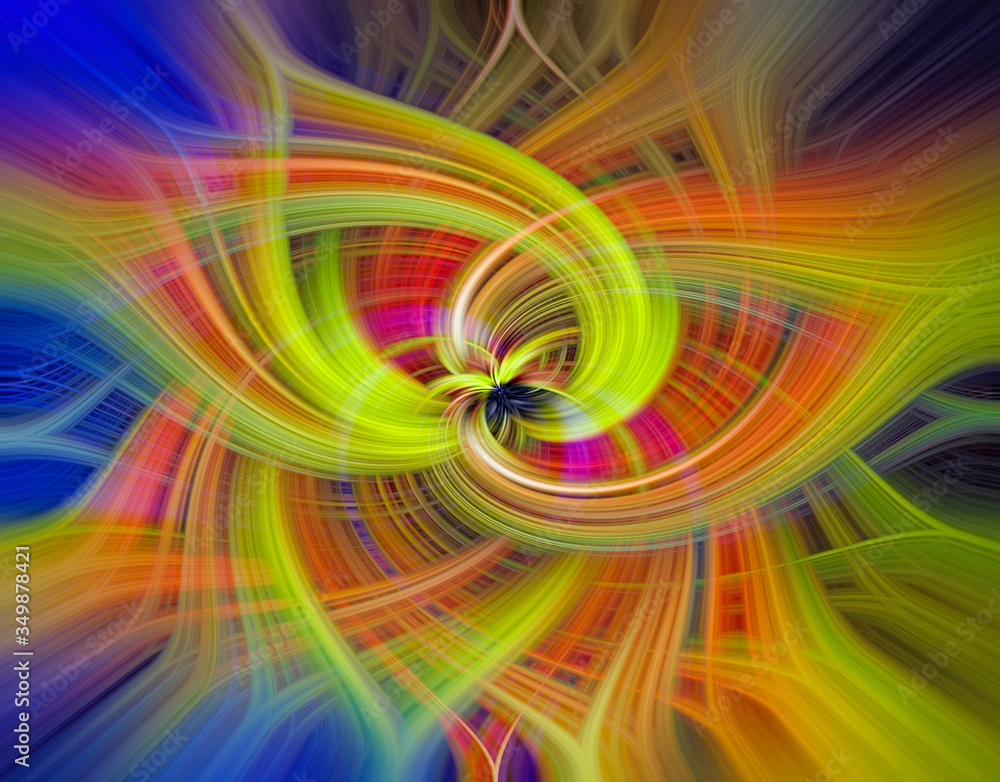 Abstract twisted fractal background Abstract twisted fractal background
