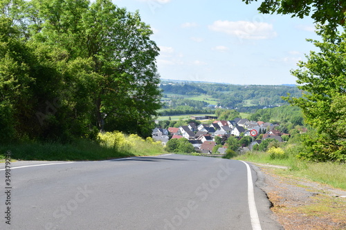 Blick über ein Eifeldorf, Thür photo