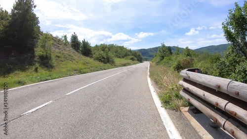 SS62 mountain road next to Casola village (Terenzo), Province of Parma, Emilia-Romagna, Italy photo