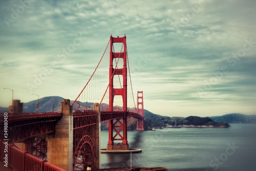 Vintage San Francisco Golden Gate Bridge