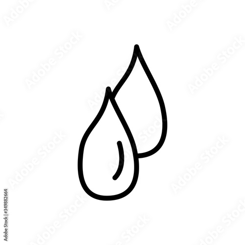 water drop icon vector design template