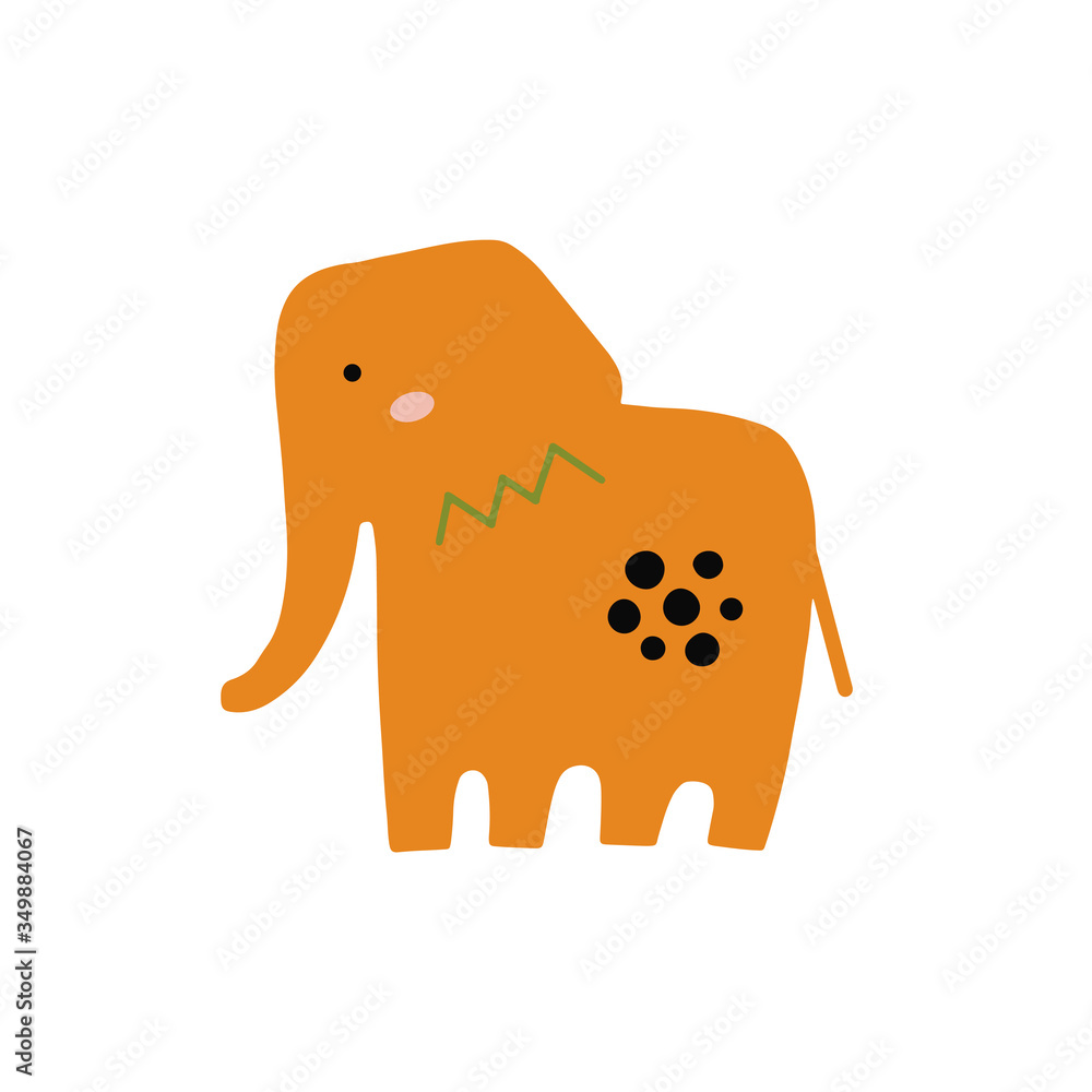 Cartoon abstract animal illustration Cartoon abstract animal illustration