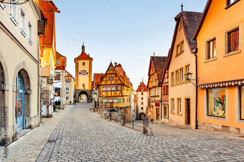 Pl  nlein in Rothenburg ob der Tauber  Deutschland