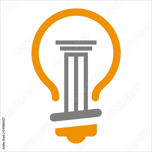 smart law firm logo designs vector template
