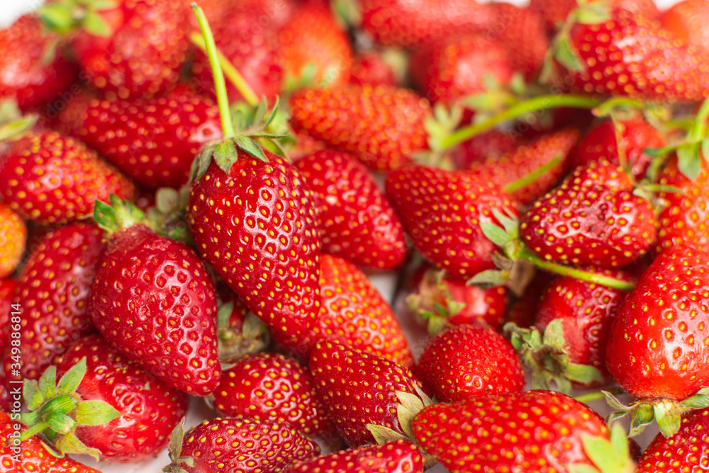 Beautiful , juicy and fresh red strawberries Beautiful , juicy and fresh red strawberries