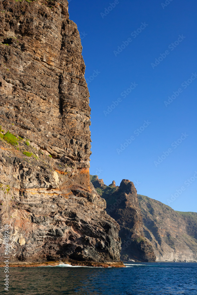 Los Gigantes Cliffs In Tenerife, Canary Islands, Spain