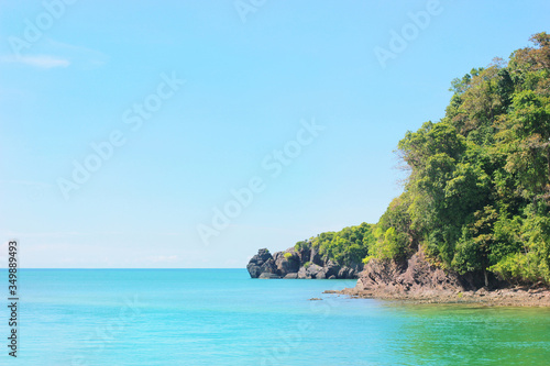 Beautiful sea landscape of Koh Lipe Island,Beautiful sea with clear water and beautiful skies.