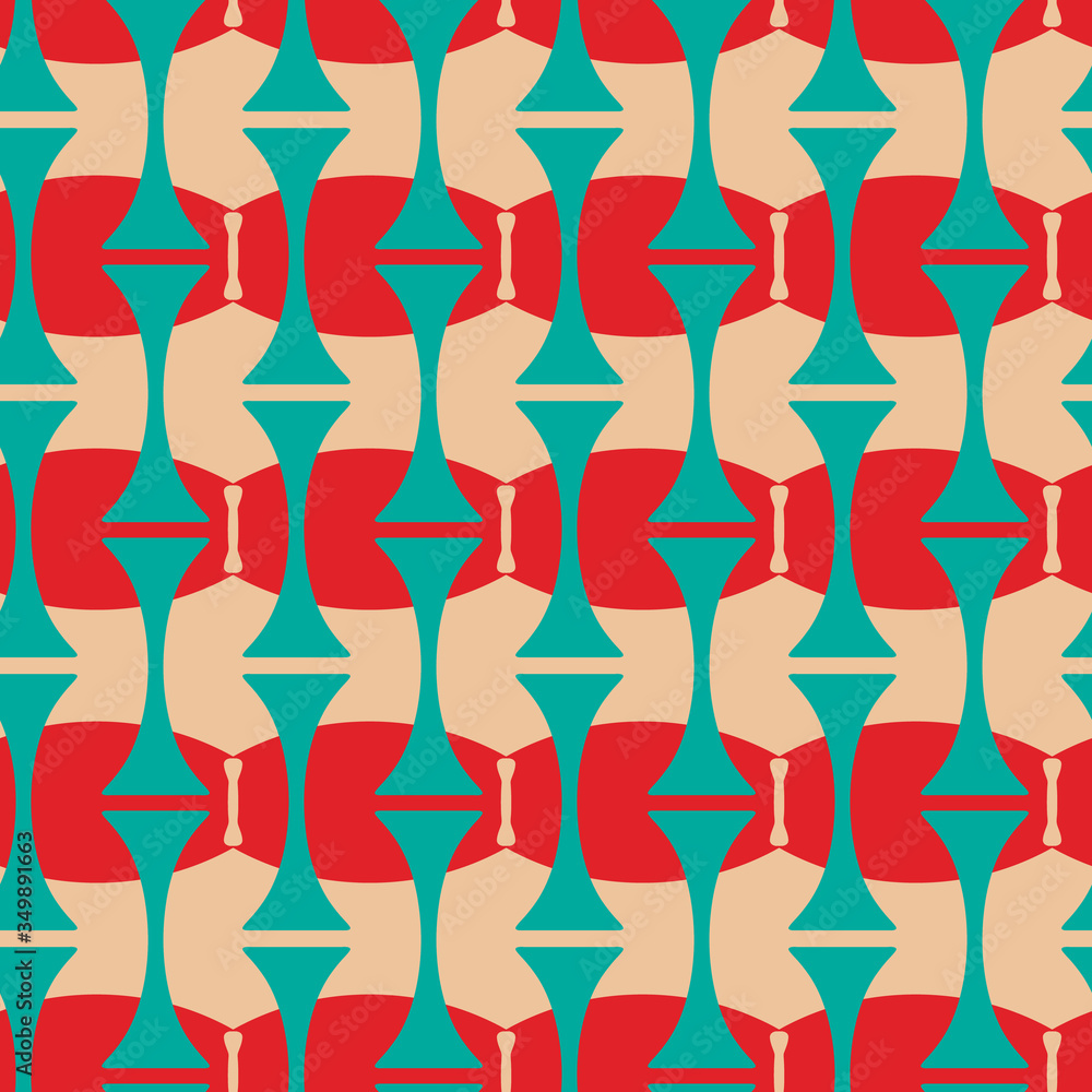cute colorful seamless pattern with blue and red shapes cute colorful seamless pattern with blue and red shapes