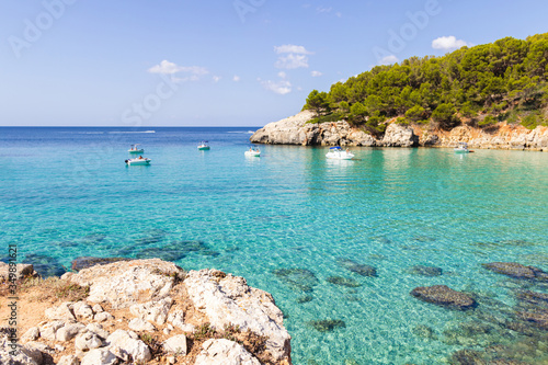 Cala escorxada, Menorca Paradise beach with turquoise water in Menorca (balearic islands, spain)