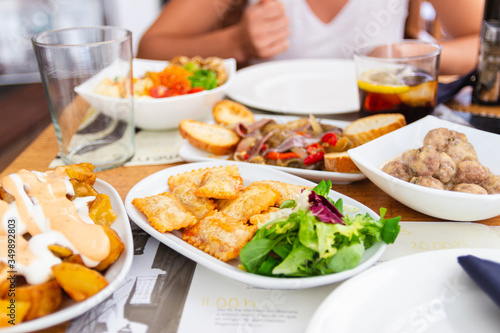 delicious mediterranean food in menorca (balearic islands, spain)
