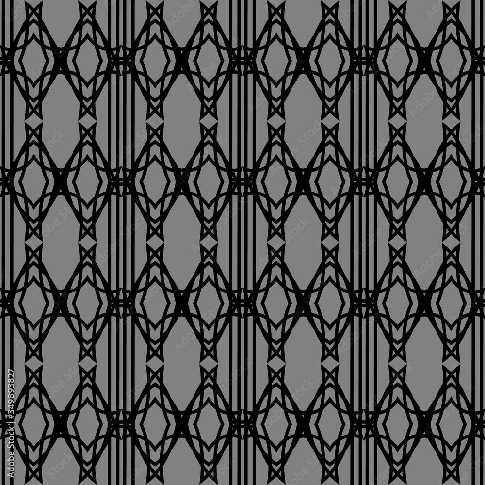 abstract seamless pattern with black linear rhombus abstract seamless pattern with black linear rhombus