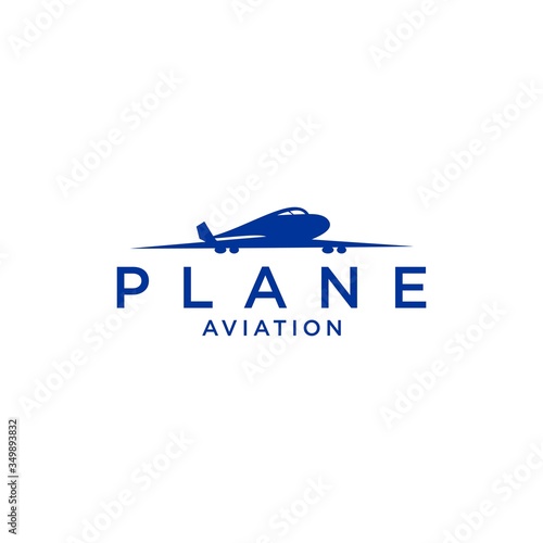simple airplane,jet, air craft,logo design vector,aviation symbol