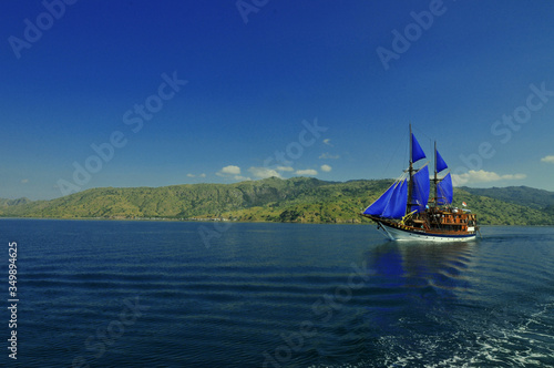 Indonesia Luxury Phinisi Liveaboard Cruise Sailing Komodo National Park photo