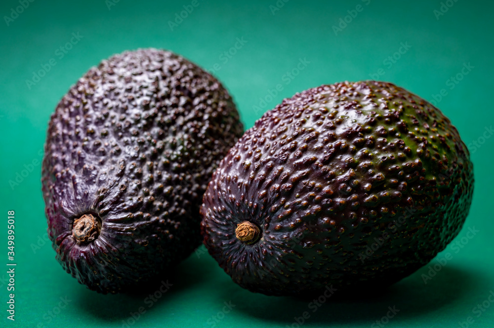 Healthy food, fresh ripe hass avocado from Peru Healthy food, fresh ripe hass avocado from Peru