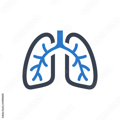 Lungs icon photo