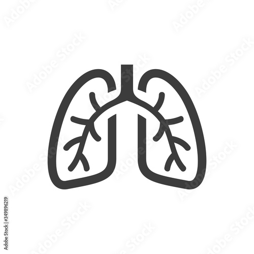 Lungs icon photo
