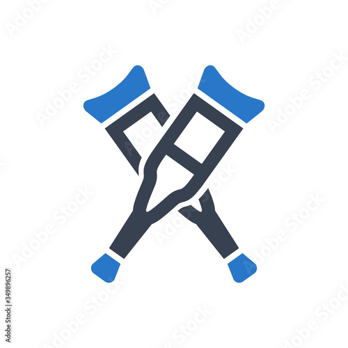 Crutches icon
