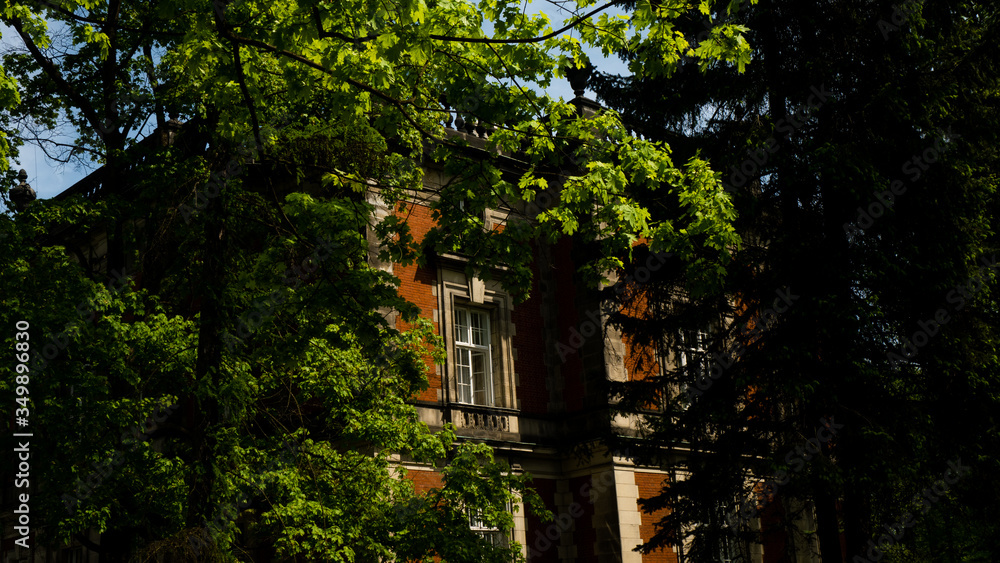 View of the historic building called the Bachelor's House (Little Versailles) in the Świerklaniec Park
View of the historic building called the Bachelor's House (Little Versailles) in the Świerklaniec Park