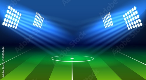 Soccer lamp stadium