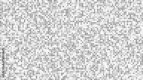 Abstract background silver mosaic. Background foil metallic texture. Festive vector illustration. Mirror mosaic vector illustration. Banner element. Party backdrop. Christmas banner. Disco decoration.