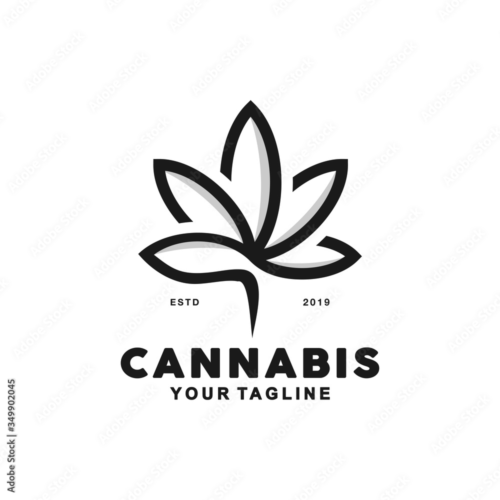 Cannabis Logo Design Template Idea Cannabis Logo Design Template Idea
