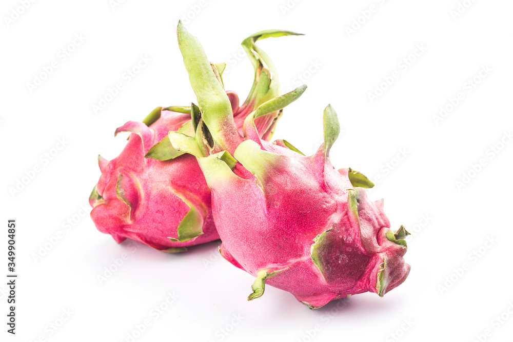 Dragon fruit isolated on white background Dragon fruit isolated on white background