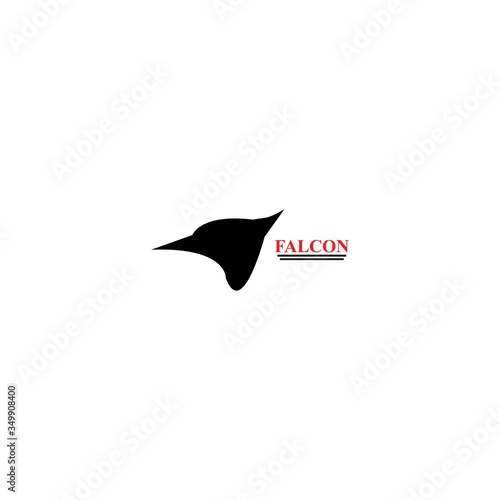 Falcon Wing Logo Template vector icon