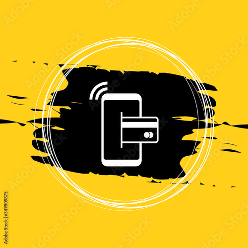 Transfer Icon, NFC Payment Icon Vector Illustration Eps10