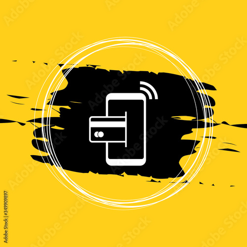 Transfer Icon, NFC Payment Icon Vector Illustration Eps10