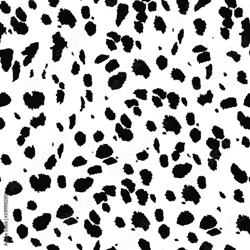 dalmatian seamless skin texture, vector background photo