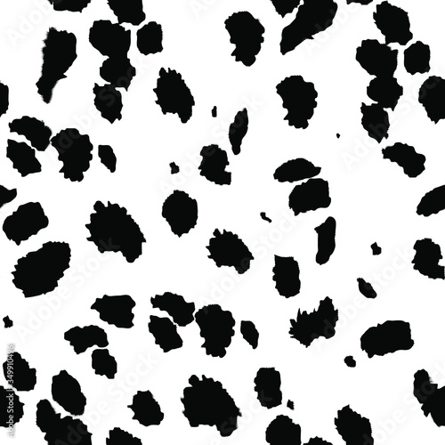 dalmatian seamless skin texture  vector background
