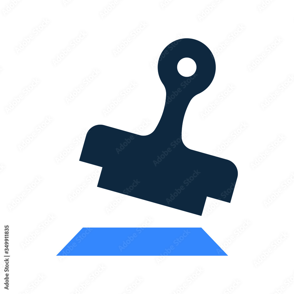 Accepted, approved, stamp icon Accepted, approved, stamp icon