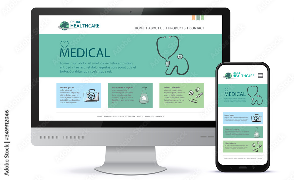 Healthcare and Medical User Interface Design for Web Site and Mobile App. Healthcare and Medical User Interface Design for Web Site and Mobile App.