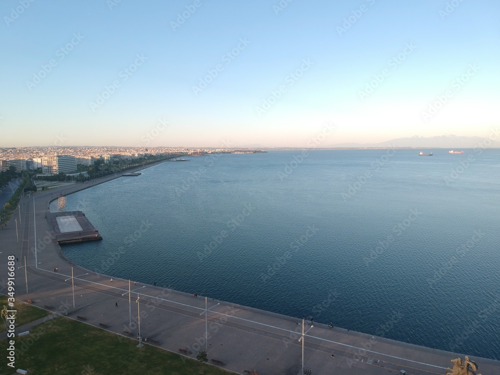 Photo of the port of Thessaloniki