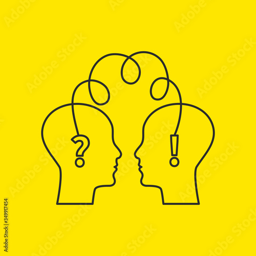 Question and answer icon