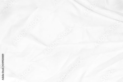 close up abstract white fabric texture background crumpled or liquid wave fabric background elegant wallpaper design