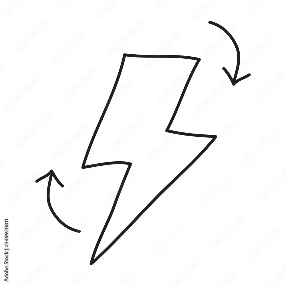 Vector stock illustration with single object, eco theme, hand drawn, doodle style. Vector stock illustration with single object, eco theme, hand drawn, doodle style.