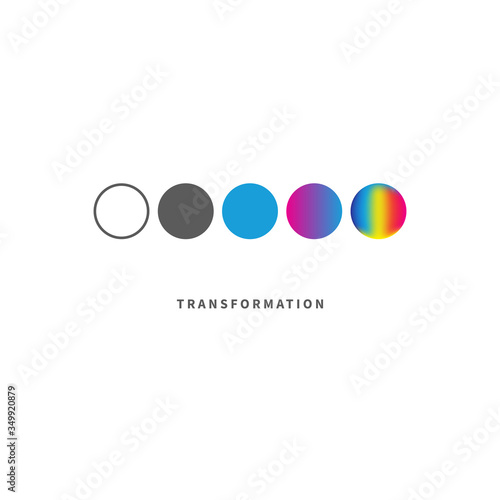 Logo coaching. Logo transforming, transformation