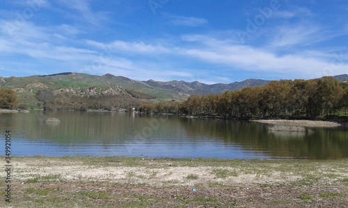 Lago Pozzilo, vicino Regalbuto, in provincia di Enna, Regione Sicilia, Italia photo