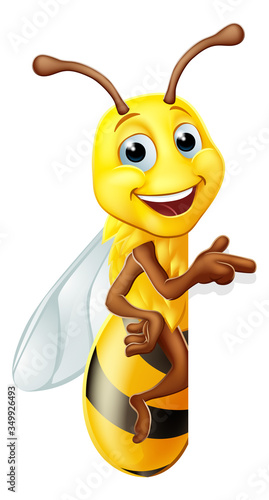 A bumble honey bee or bumbl...