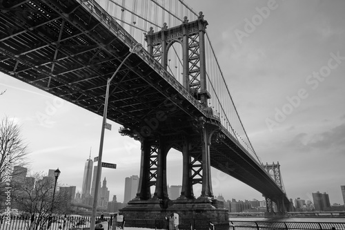 New York Manhattann Brooklyn bridge Hudson River