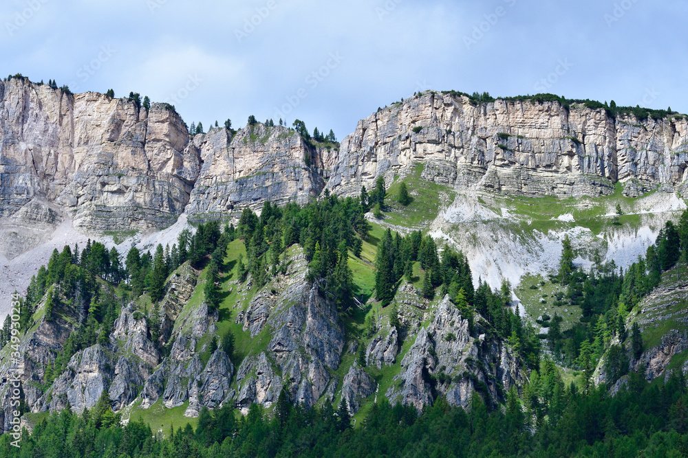 Die Berge um Cortina d’Ampezo in Italien