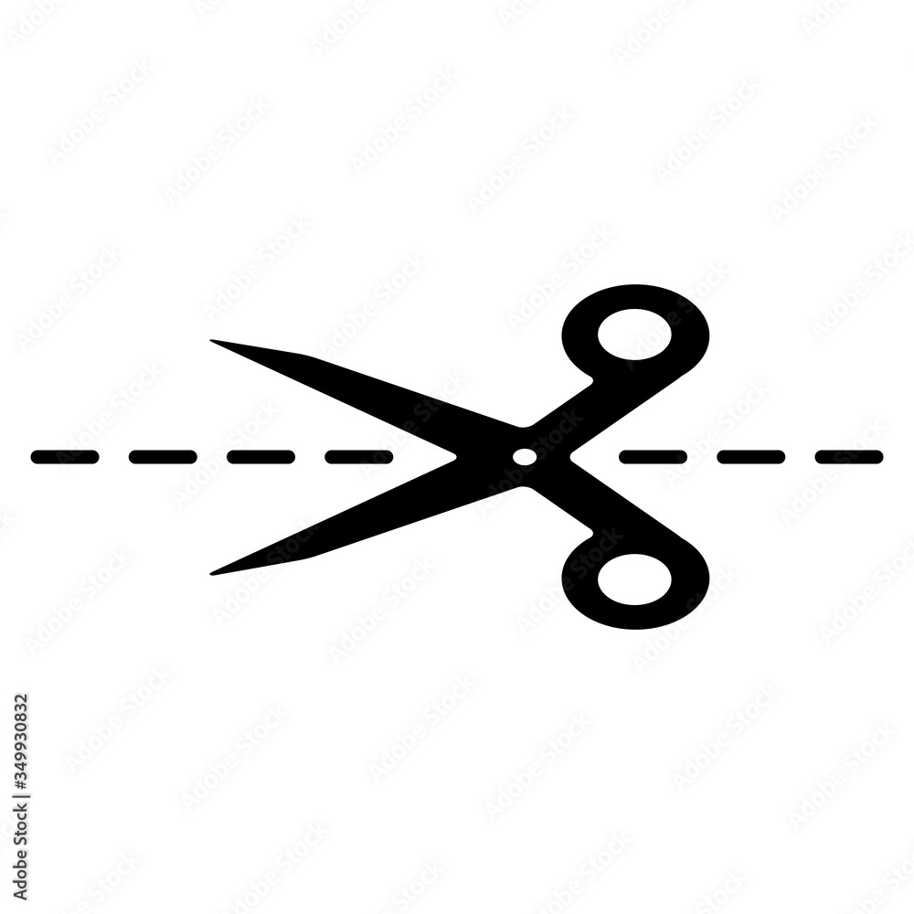 Scissor Icon Design Vector Template Scissor Icon Design Vector Template