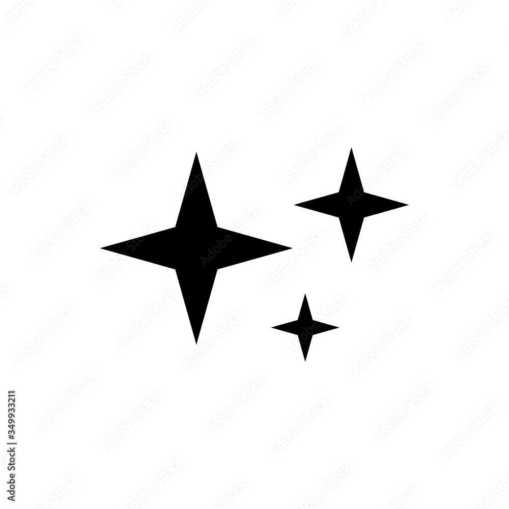 Sparkle Icon Design Vector Template Sparkle Icon Design Vector Template