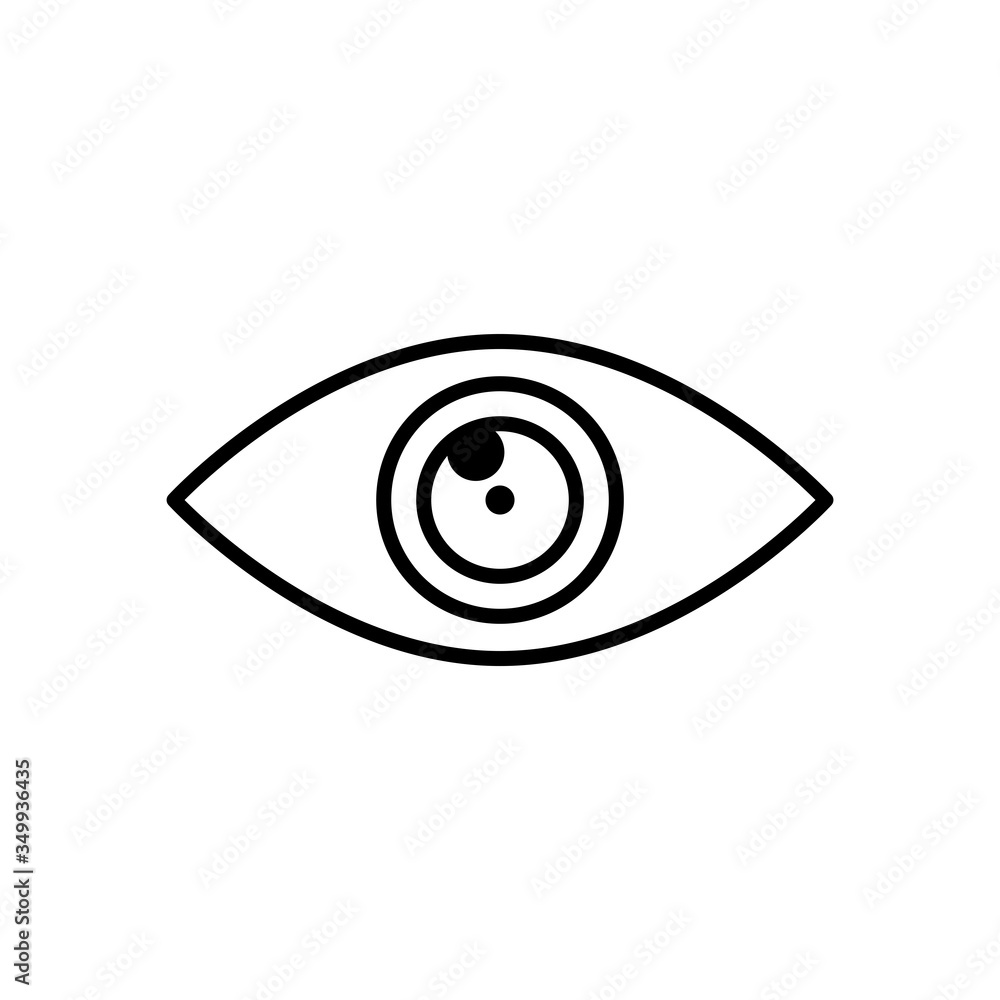 Obraz premium Eye Icon Design Vector Template
