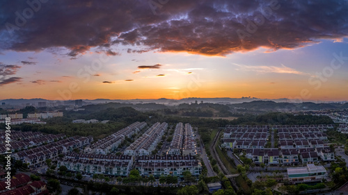 Canvas Print Kuala Lumpur Skyline, Malaysia.