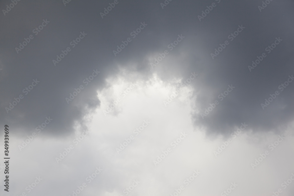 Fototapeta premium Beautiful storm clouds. Rain clouds 