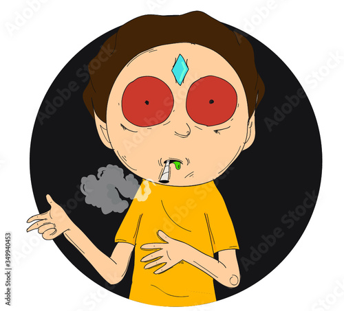 morty illustration photo