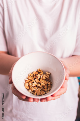 bowl of walnuts