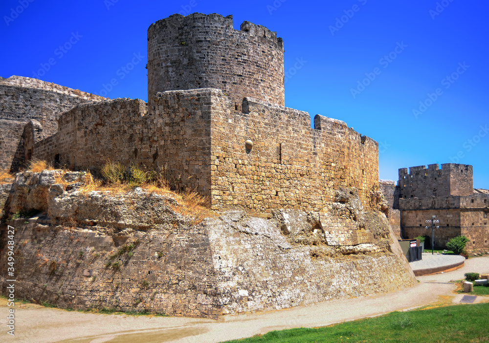 Construction of powerful fortifications of the main city of Rhodes began in 1309 and continued until 1522, when the Turks captured the fortress, and the knights were granted the island of Malta       